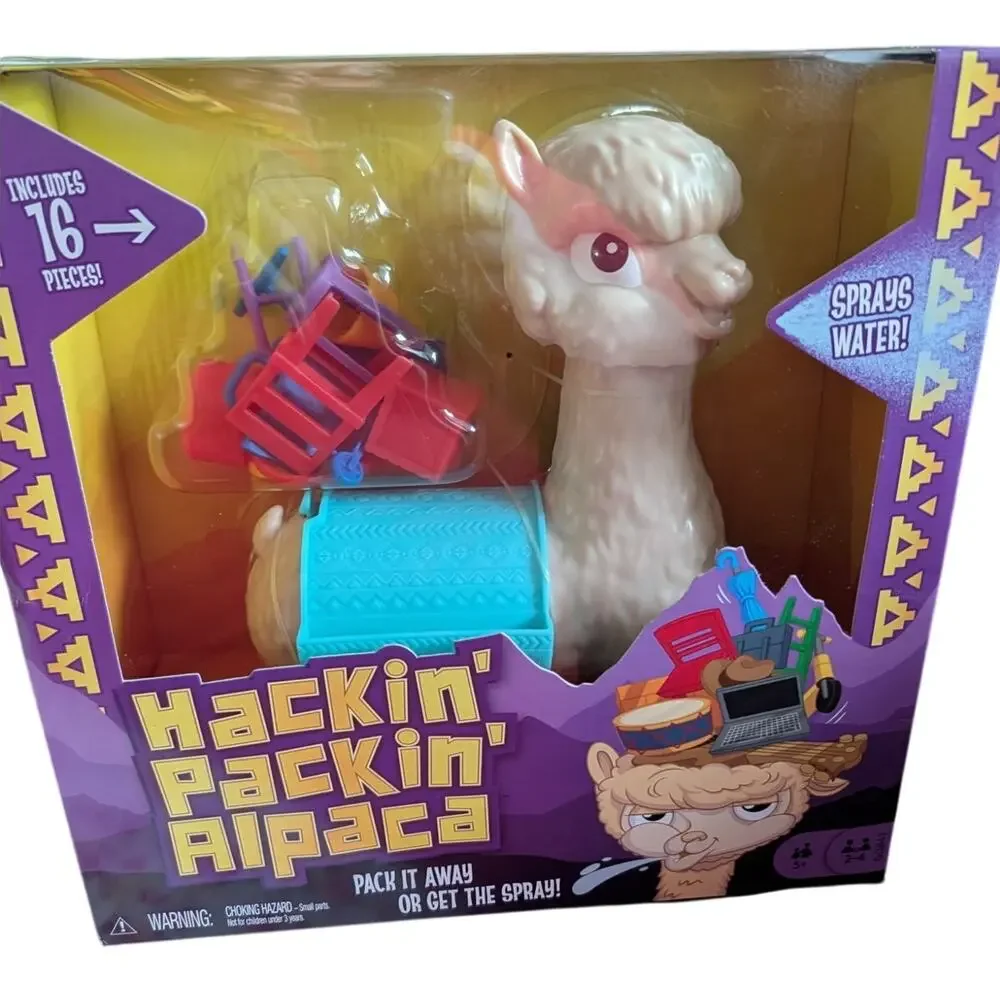 Mattel Games Hackin’ Packin’ Alpaca – NEW & Sealed